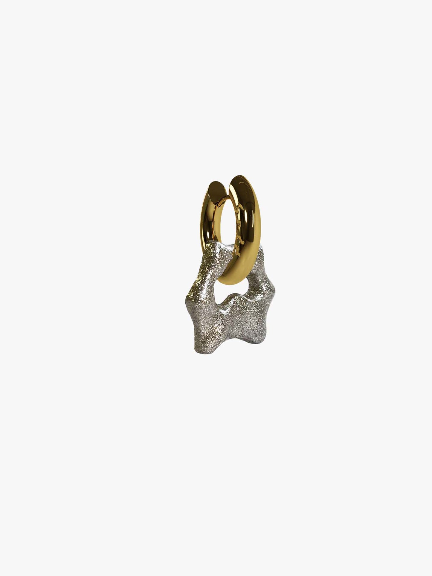 Tab shimmer gold earring (pair)