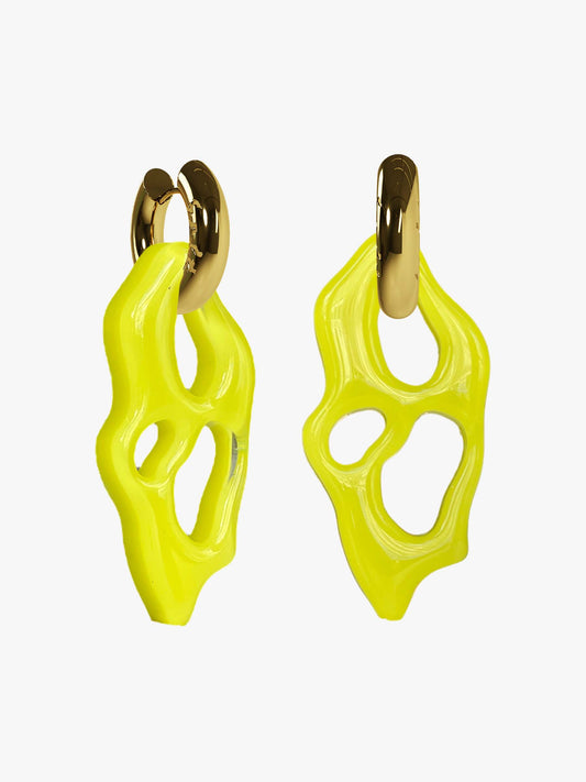Ami lemon gold earring (pair)