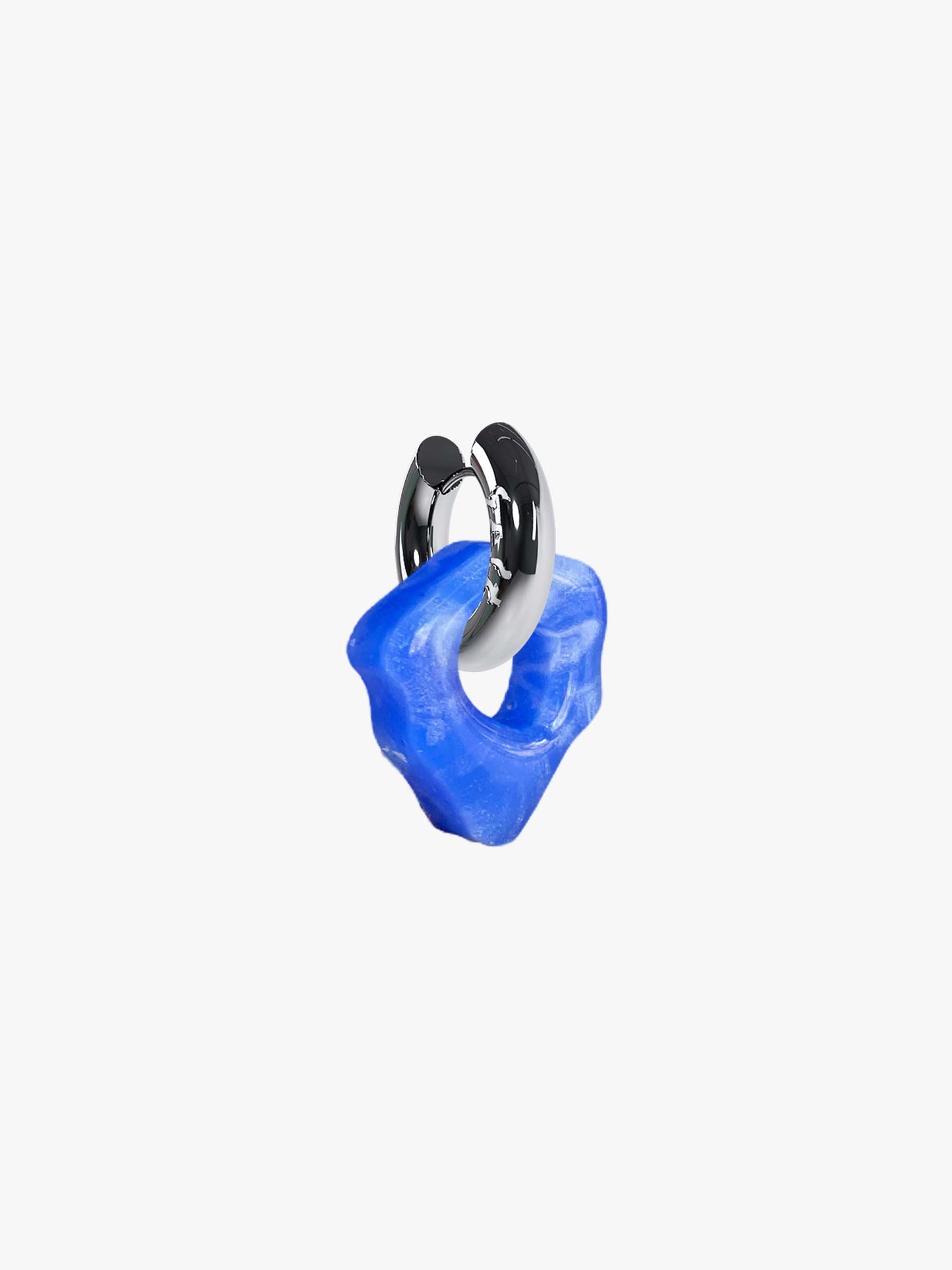 Ami Ora ocean blue silver earring (pair)