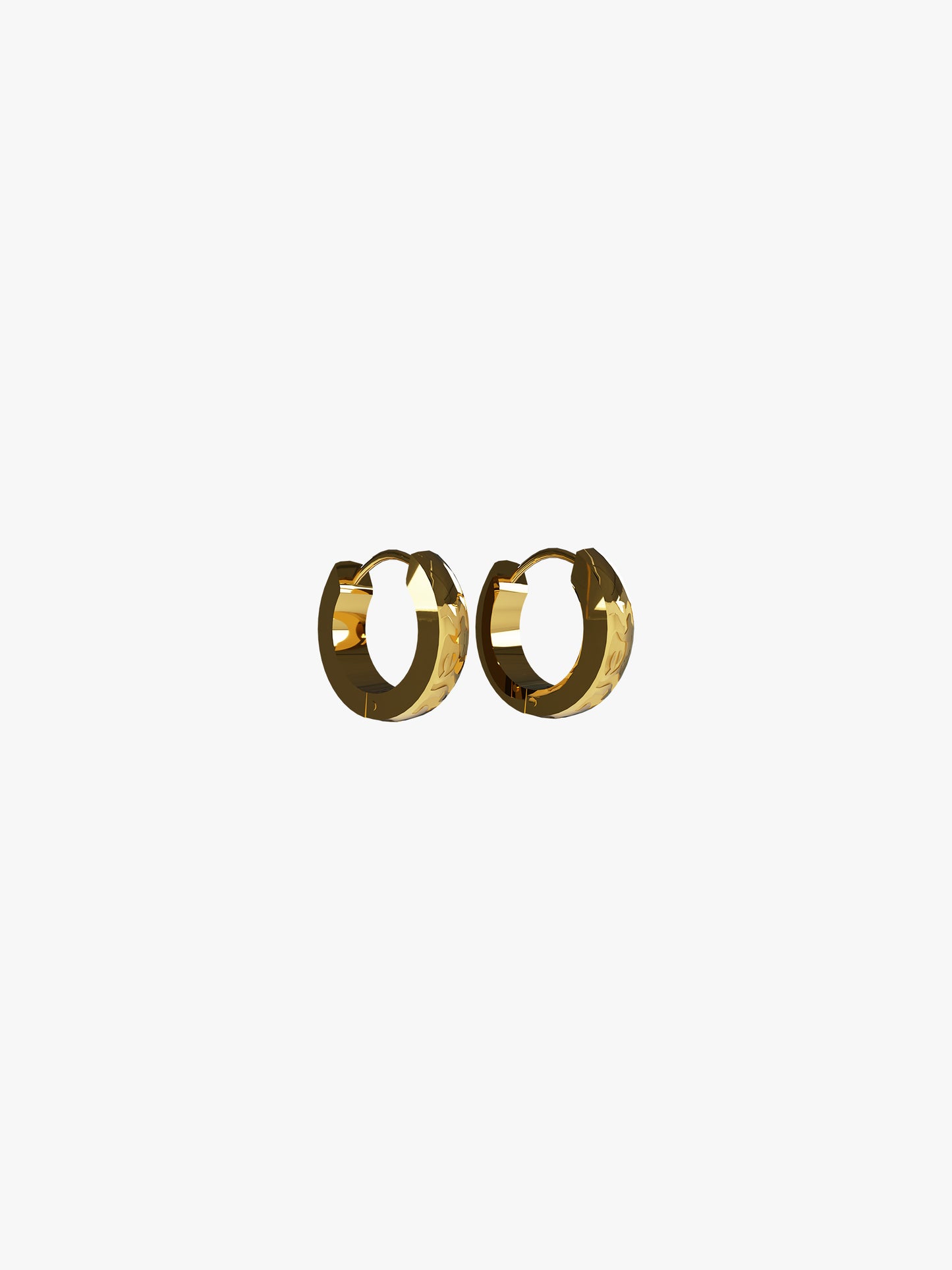 Tiny gold earrings (pair)